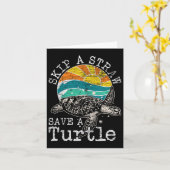 Sla een Rietje Over, Sla een Schildpad Op Kaart (Gele Bloem)