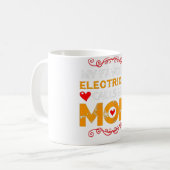 Sla een zekering op uw elektricien grappige lijnwe koffiemok (Voorkant links)