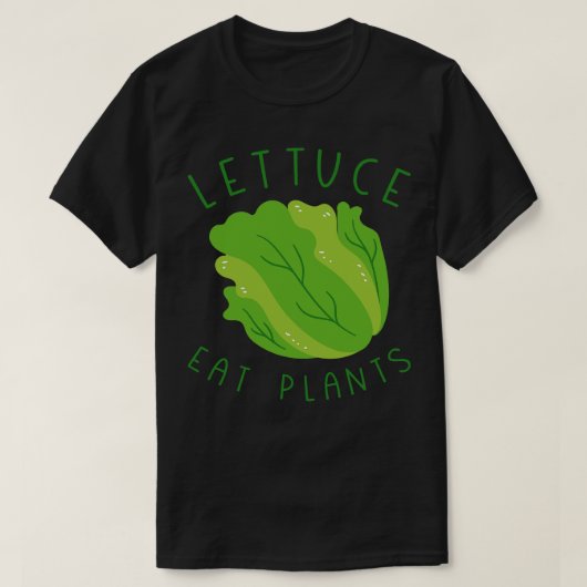 Sla Eet Planten 1 T-shirt (Design voorkant)