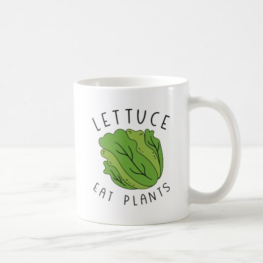 Sla Eet Planten Koffiemok (Rechts)