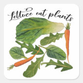 Sla Eet Planten Stickers (Voorkant)