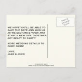 Sla eindelijk het datum Briefkaart op (Achterkant)