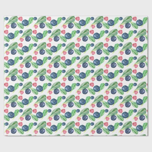 Sla en bessen cadeaupapier (Vlak)