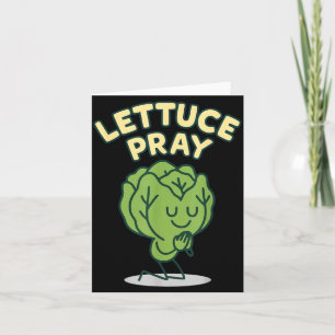 Sla gebed Funny Christelijke woordspeling geloof h Kaart