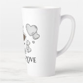Sla Geniet Liefde Moeder Latte Mok (Rechts)