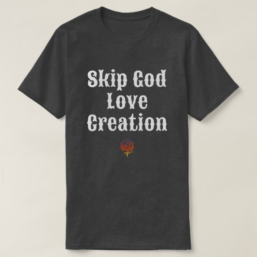 Sla GOD LOVE Creation Unisex over T-shirt (Design voorkant)