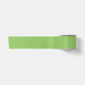 Sla Groen Effen kleur Satijnen Lint (Voorkant)