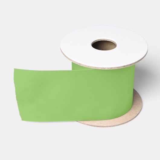 Sla Groen Effen kleur Satijnen Lint (Spoel)