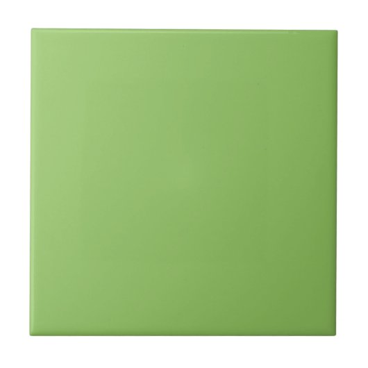 Sla Groen Effen kleur Tegeltje (Voorkant)