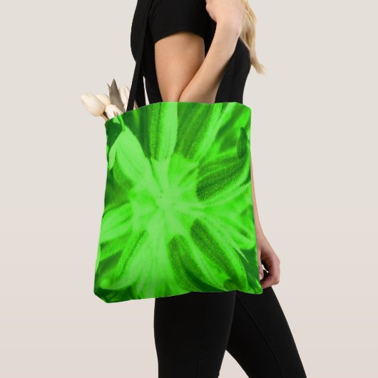 Sla Groene kunst decor stijl mode Tote Bag (Dichtbij)