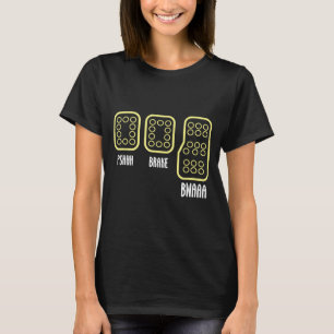 Sla handmatig pedaalverschuivingsdiagram auto raci t-shirt