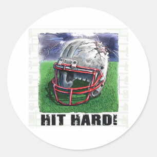 Sla hard! Helm Sticker
