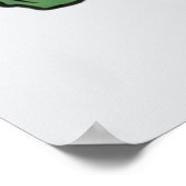 Sla Hard Loop Snel Draai Links Grappige Honkbalspe Poster (Hoek)