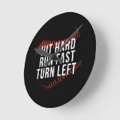 Sla Hard Loop Snel Draai Links Grappige Honkbalspe Ronde Klok (Hoek)