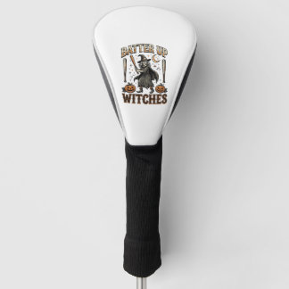 Sla Heksen Vintage Halloween-honkbalontwerp Golfheadcover