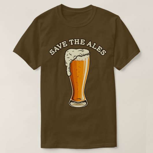 Sla het Ales Bier op T-shirt (Design voorkant)