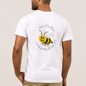 Sla het bijenontwerp op t-shirt (Achterkant)