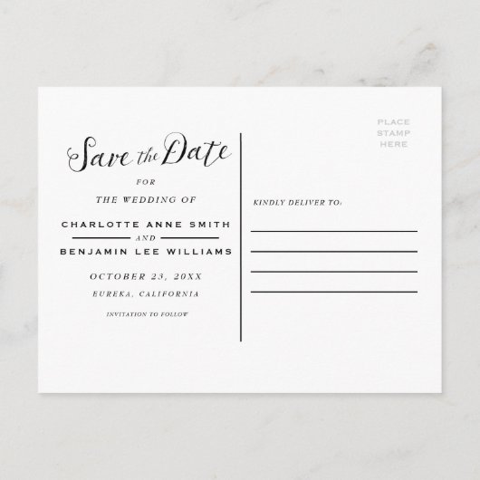SLA HET BRIEFKAART DATUM OP | Floral Rustic Boho (Achterkant)