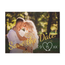 Sla het briefkaart Datum op in geel en grijs