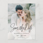 Sla het Briefkaart Datum op met Foto (Voorkant)