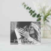 Sla het Date-script, Foto, Verloving, Briefkaart (Staand voorkant)