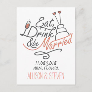 Sla het datumontwerp op. aankondigingskaart