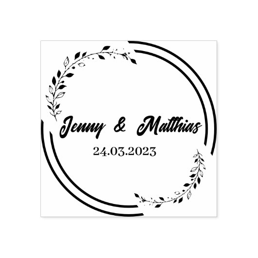 Sla het datumstempel op, envelop voor adressering rubberstempel (Afrduk)