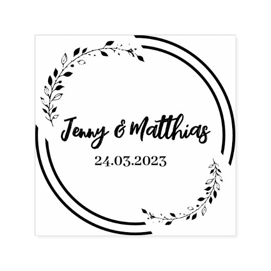 Sla het datumstempel op, envelop voor adressering zelfinktende stempel (Design)