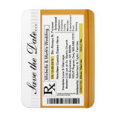 Sla het Datumvoorschrift op Magneet (Verticaal)