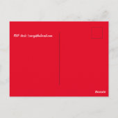 Sla het kerstdiner van de datumfamilie op Uitnodig Briefkaart (Achterkant)