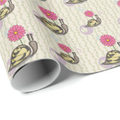 Sla het nagelverlooppapier op cadeaupapier (Rol Hoek)
