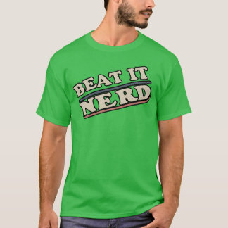 Sla het nerd grappige vrienden t-shirt