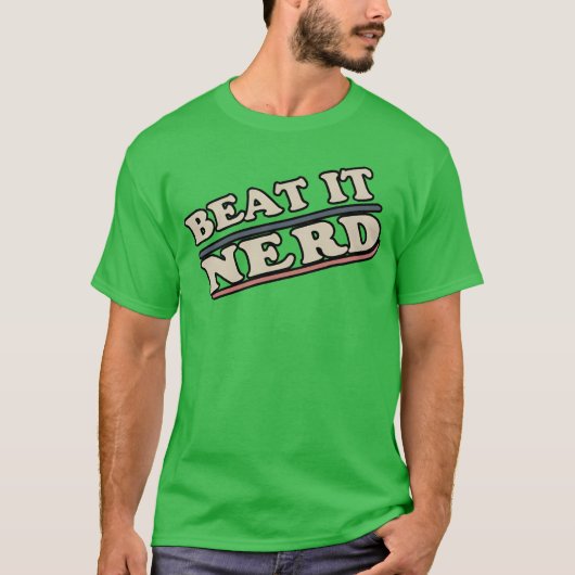 Sla het nerd grappige vrienden t-shirt (Voorkant)