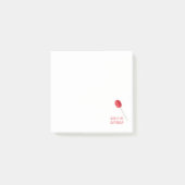 Sla het op Buttercup met Red Lollipop Post-it® Notes (Voorkant)