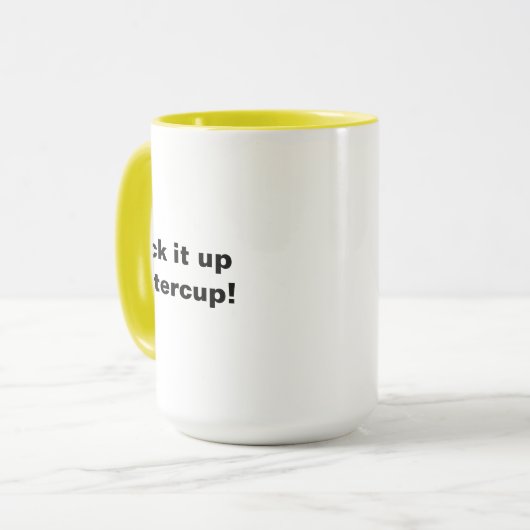 Sla het op Buttercup Mok (Voorkant links)