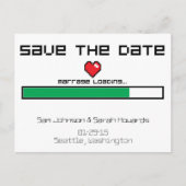 Sla het spel op - Video Game Style Aankondigingskaart (Voorkant)