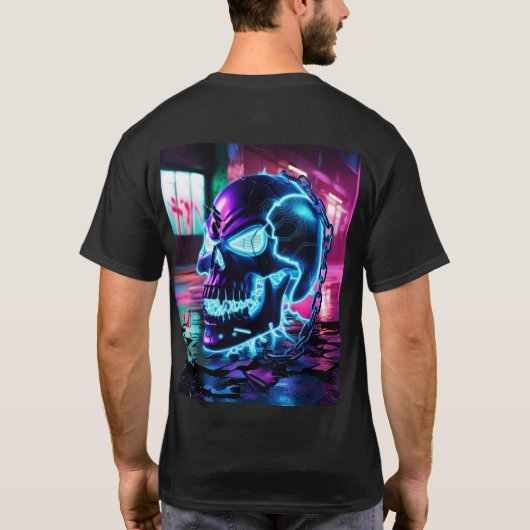 Sla het systeem op: Cyberopstand T-shirt (Achterkant)