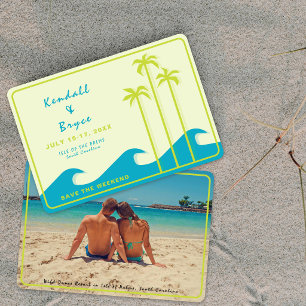 Sla het Weekendbestemming Tropisch Huwelijk op Save The Date