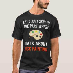 Sla Houten Rots Beschilderen Stenen Over T-shirt