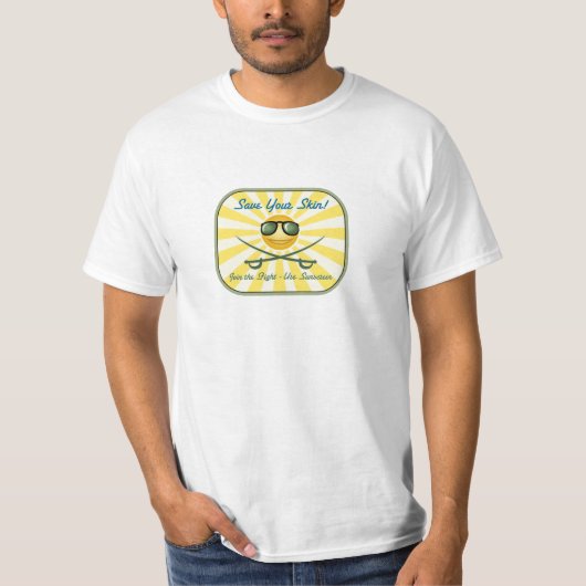 Sla je huid op! t-shirt (Voorkant)