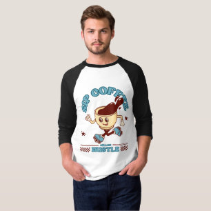 Sla koffie achteruit t-shirt