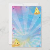 Sla leuk uit, Tie Dye Jongens Bowling Feestje Kaart (Achterkant)