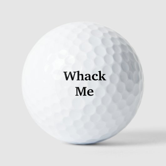 Sla me golfballen (Voorkant)
