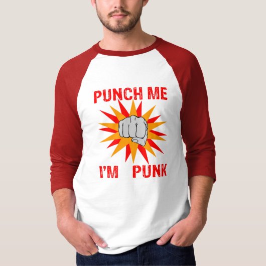Sla Me Ik Ben Punk T-shirt (Voorkant)