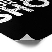 Sla me met je beste schot voor badmintonspeler poster (Hoek)