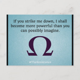 Sla me neer briefkaart