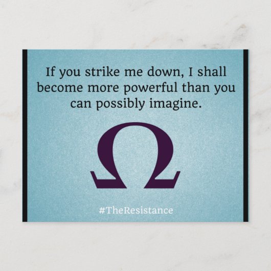 Sla me neer briefkaart (Voorkant)