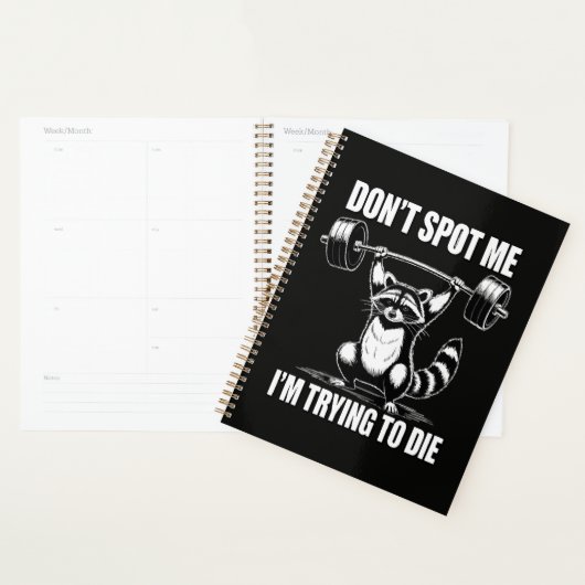 Sla me niet over ik probeer te sterven planner (Display)