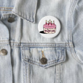 sla me op ( Birthday Boy ) Ronde Button 5,7 Cm (In situ)
