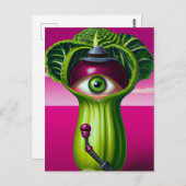 Sla met oog briefkaart (Voorkant / Achterkant)